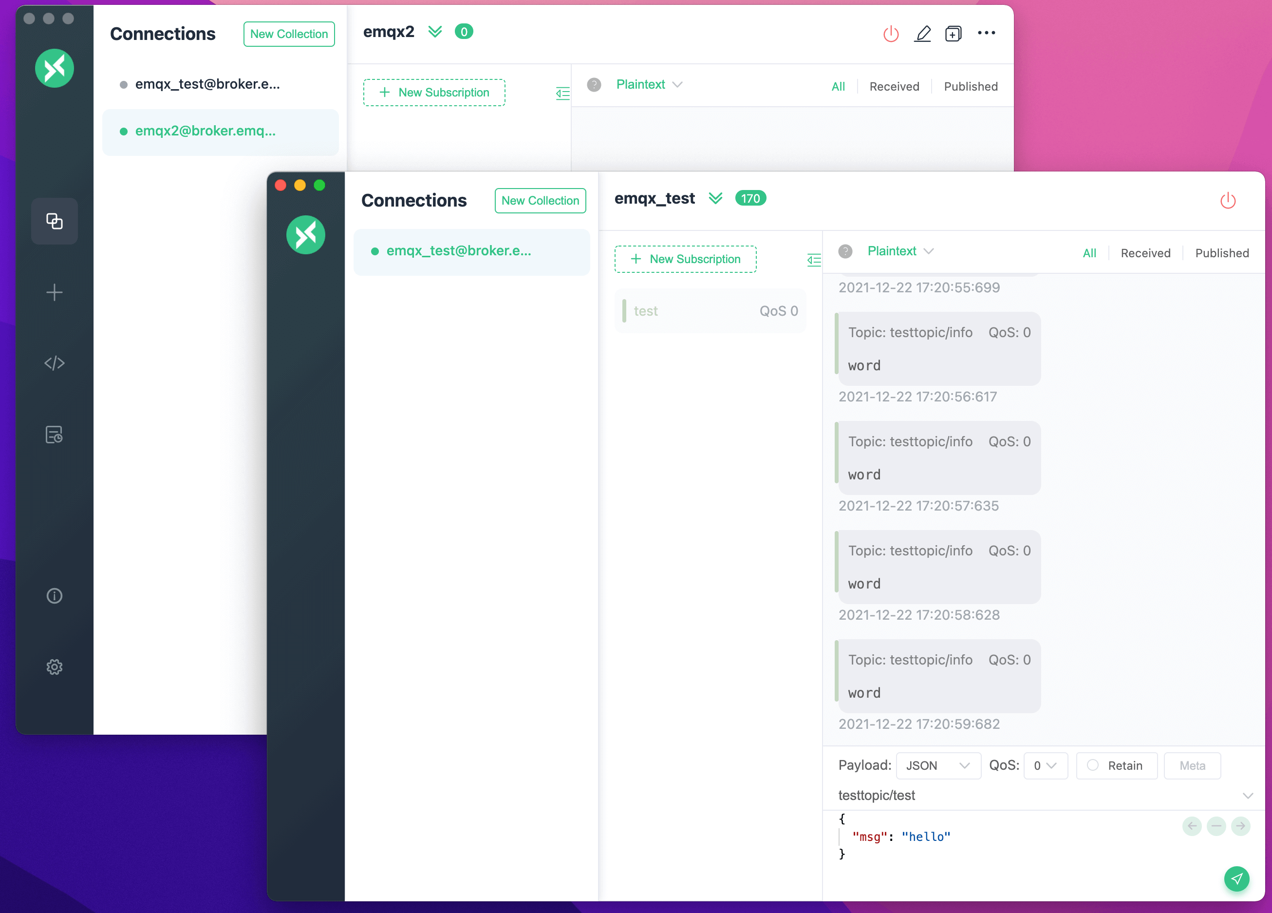 mqttx-multi-window